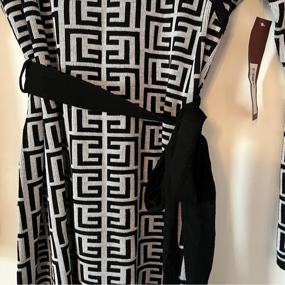 Love Scarlett Faux Wrap Knit Dress - Picture 5 of 10